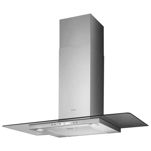Hotă Elica Flat Glass Plus IX/A/60 Șemineu/ Inox/ Gray photo 1