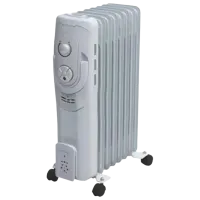 Масляный обогреватель HAUSBERG HB-8900 NG 1500 Вт/ Серый