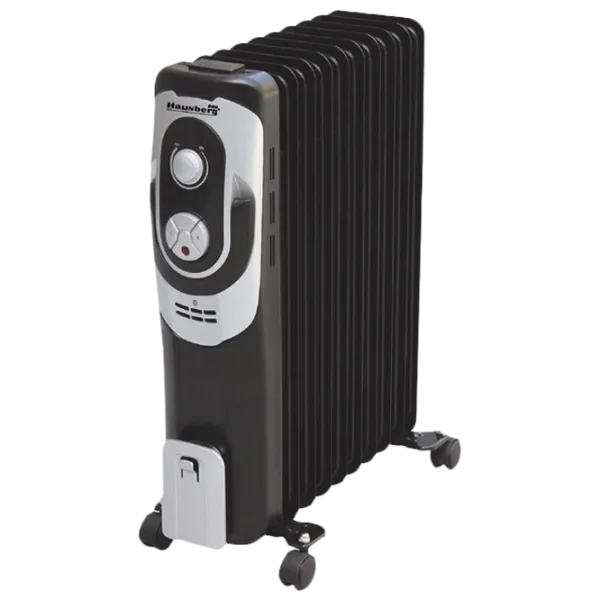 Calorifer electric cu ulei HAUSBERG HB-8910 AB 2000 W/ Black photo 1