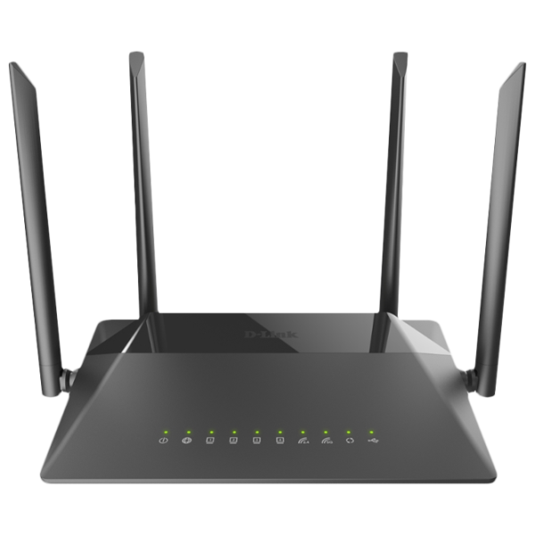 Wi-Fi Router D-Link DIR-825/ RU/ R2A 300 Mbit/ s/ 867 Mbit/ s/ Black photo 1