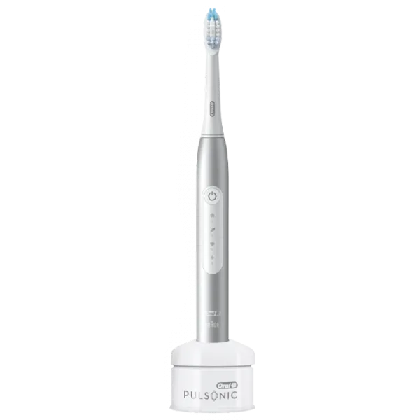 Periuță de dinți electrică Braun Pulsonic Slim Luxe 4500 Ultrasunete/ White photo 1