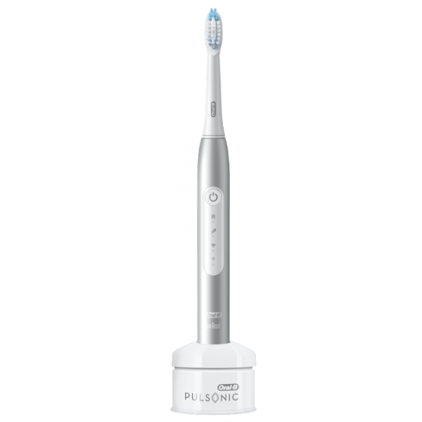 Periuță de dinți electrică Braun Pulsonic Slim Luxe 4500 Ultrasunete/ White photo 1