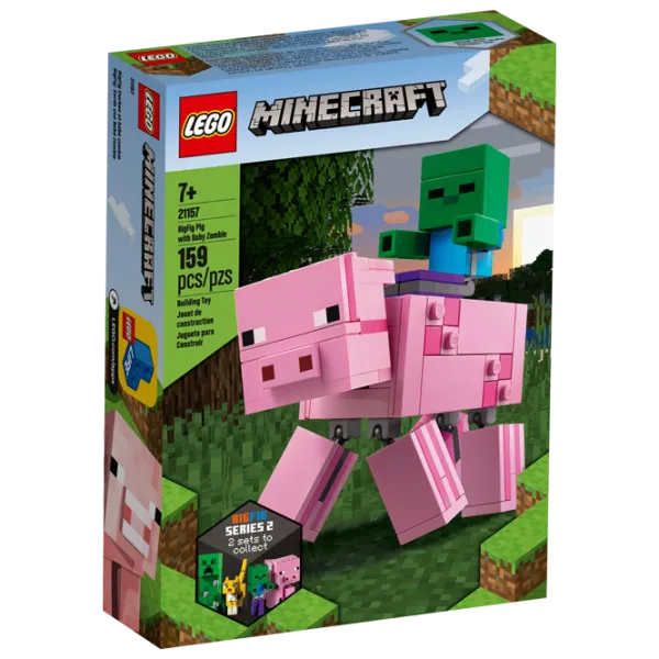 Конструктор LEGO BigFig Pig with Baby Zombie Разноцветный photo 1