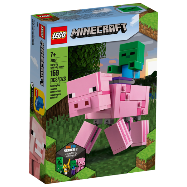 Конструктор LEGO BigFig Pig with Baby Zombie Разноцветный photo 1