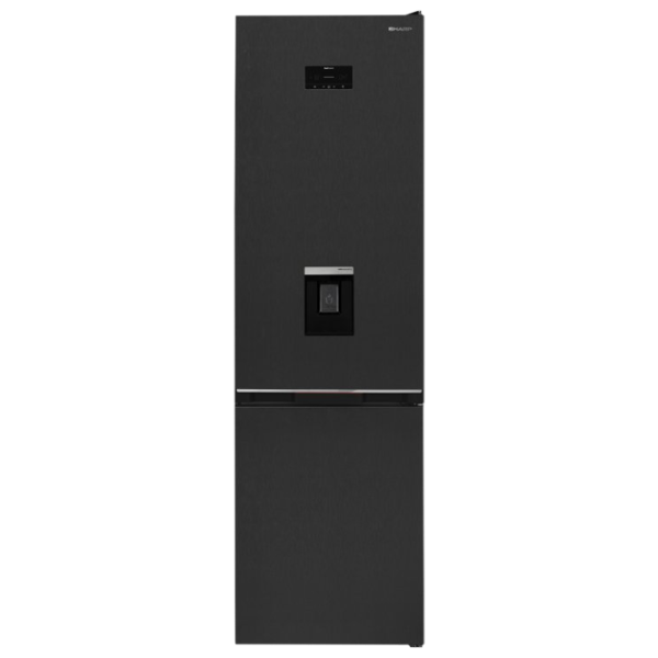Frigider SHARP SJ-BA32DHDAE-EU cu congelator jos 367 l / 201 cm / Inox photo 1