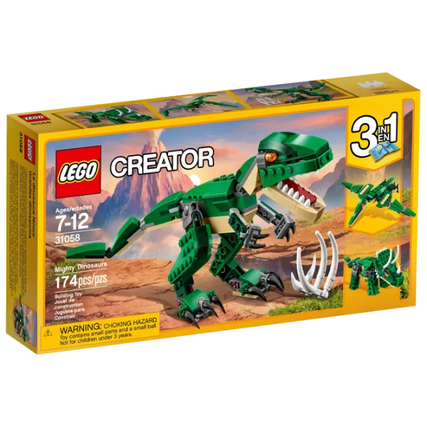 Детский конструктор LEGO Mighty Dinosaurs Динозавр/ Зелёный photo 1