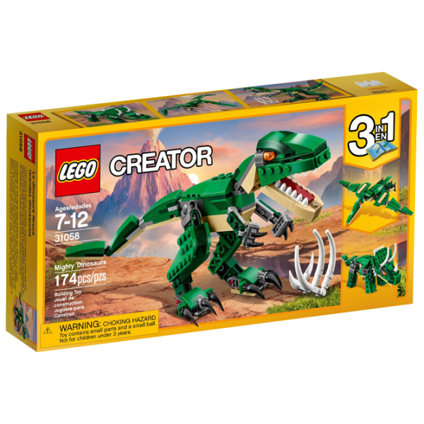 Детский конструктор LEGO Mighty Dinosaurs Динозавр/ Зелёный photo 1