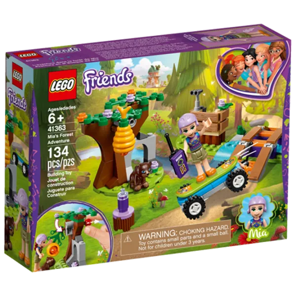 Детский конструктор LEGO Mia's Forest Adventure Лес/ Разноцветный photo 1