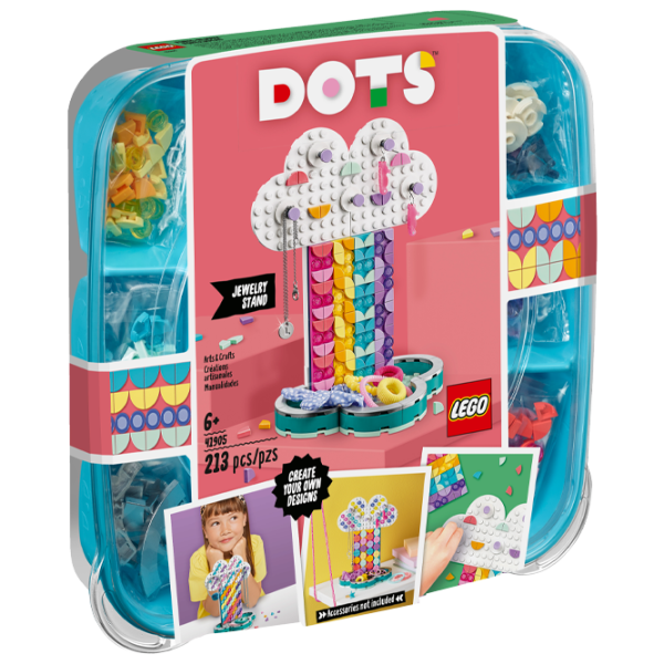 Constructor pentru copii LEGO Rainbow Jewelry Stand Holder/ Multicolor photo 1