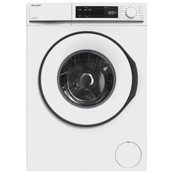 Стиральная машина SHARP ES-NFB9141WD-EE 9 кг / 1400 об/мин / Белый photo 1