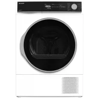 Сушильная машина SHARP KD-NHH8S8GW3-EE 8 кг/ Белый
