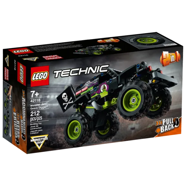 Детский конструктор LEGO Monster Jam Grave Digger Автомобиль/ Черный photo 1