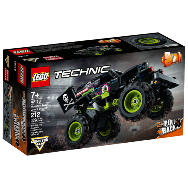 Детский конструктор LEGO Monster Jam Grave Digger Автомобиль/ Черный photo 1