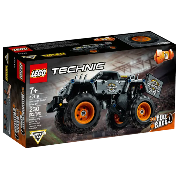 Детский конструктор LEGO Monster Jam Max-D Автомобиль/ Серый photo 1