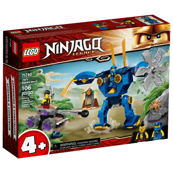 Детский конструктор LEGO Jay's Electro Mech Ниндзяго/ Разноцветный photo 1