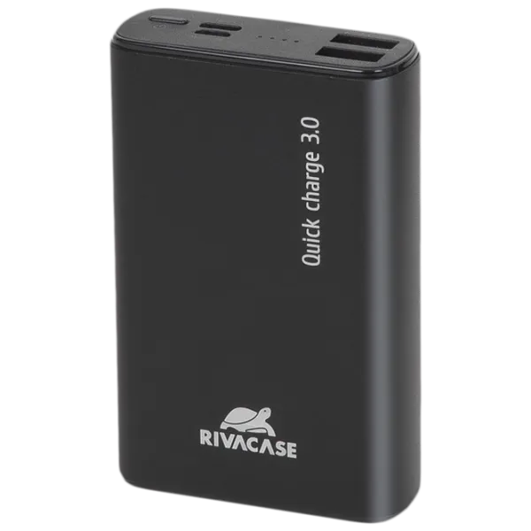 Power Bank RivaCase VA1037 10000 mAh/ Black photo 1