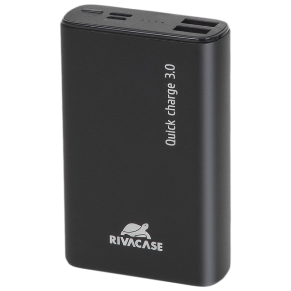 Power Bank RivaCase VA1037 10000 mAh/ Black photo 1