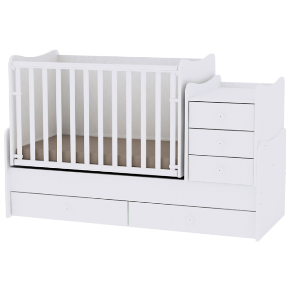 Детская кровать Lorelli BED MAXI PLUS NEW (10150300024A) 0 месяцев - 14 лет/ Белый photo 1 Детская кровать Lorelli BED MAXI PLUS NEW (10150300024A) 0 месяцев - 14 лет/ Белый photo 1