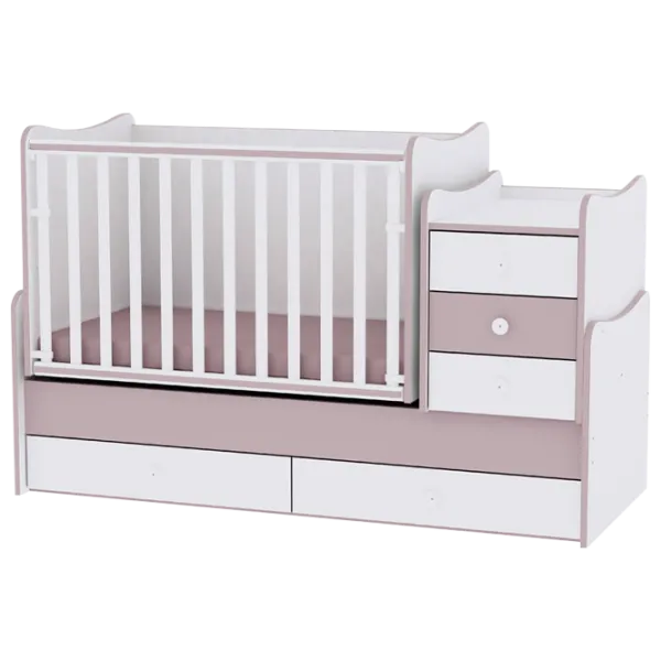 Детская кровать Lorelli BED MAXI PLUS NEW (10150300034А) 0 месяцев - 14 лет/ Белый photo 1 Детская кровать Lorelli BED MAXI PLUS NEW (10150300034А) 0 месяцев - 14 лет/ Белый photo 1