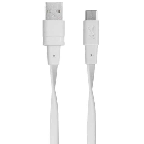 Кабель для телефона PS6002 RivaCase USB Type-A + USB Type-C 2.1 м/ Белый photo 1