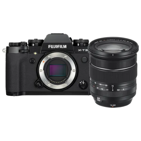 Cameră foto FujiFilm X-T3 Kit CMOS 4/ XF16-80mmF4 R OIS WR/ Black photo 1 Cameră foto FujiFilm X-T3 Kit CMOS 4/ XF16-80mmF4 R OIS WR/ Black photo 1