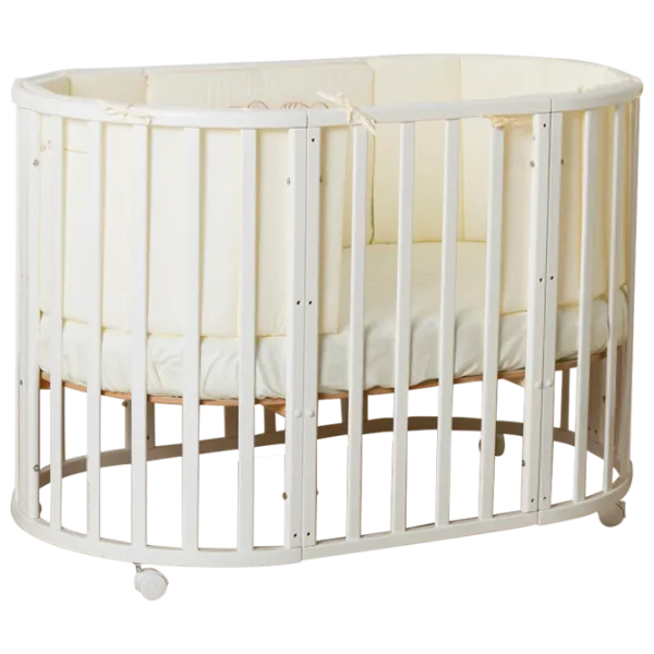Детская кровать Glamvers Mila (40630) 0 месяцев - 5 лет/ Белый photo 1 Детская кровать Glamvers Mila (40630) 0 месяцев - 5 лет/ Белый photo 1