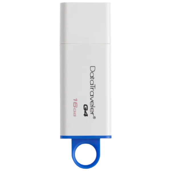 Kingston DataTraveler G4 16 ГБ Белый/ Синий photo 1