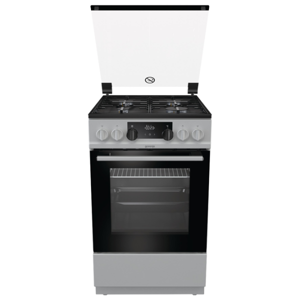 Aragaz Gorenje MEKS512S Pe gaz/ Silver/ Black photo 1 Aragaz Gorenje MEKS512S Pe gaz/ Silver/ Black photo 1