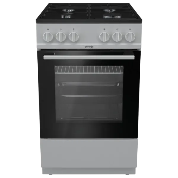 Aragaz Gorenje G5111SJ Pe gaz/ Silver/ Black photo 1 Aragaz Gorenje G5111SJ Pe gaz/ Silver/ Black photo 1