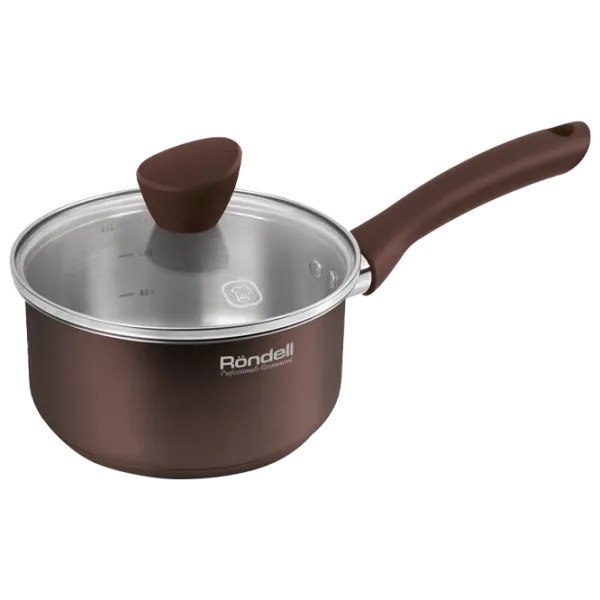 Ковш Rondell RDS-1030 1.4 л Нержавеющая сталь/ Коричневый photo 1
