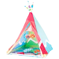 Игровой коврик Kikka Boo PLAYMAT Teepee 2 in 1 Adventure Boy (31201010249) Трансформер/ Розовый