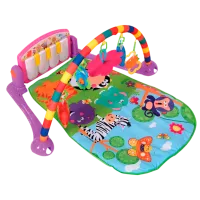 Covoraş pentru joc Lorelli PLAYMAT PIANO GYM (10300260002) 0+/ Transformer/ Pink