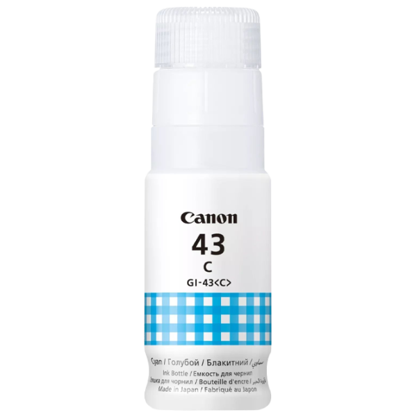 Чернила для принтера Canon GI-43 Cyan photo 1