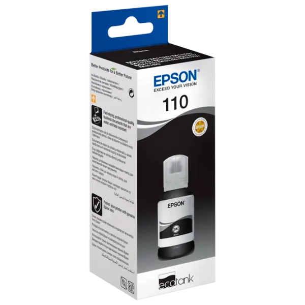 Чернила для принтера Epson 110 Black photo 1