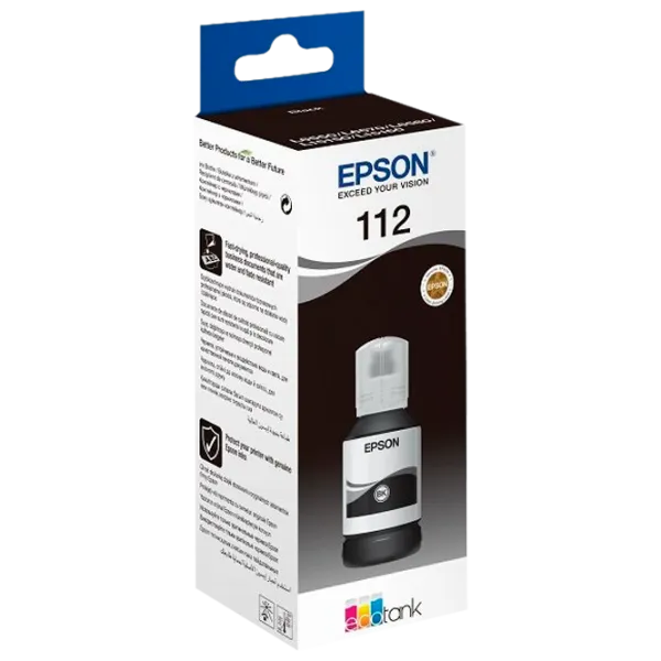 Чернила для принтера Epson 112 Black photo 1