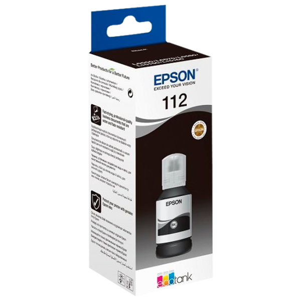Чернила для принтера Epson 112 Black photo 1