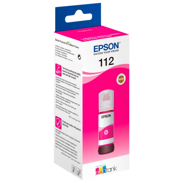 Чернила для принтера Epson 112 Magenta photo 1