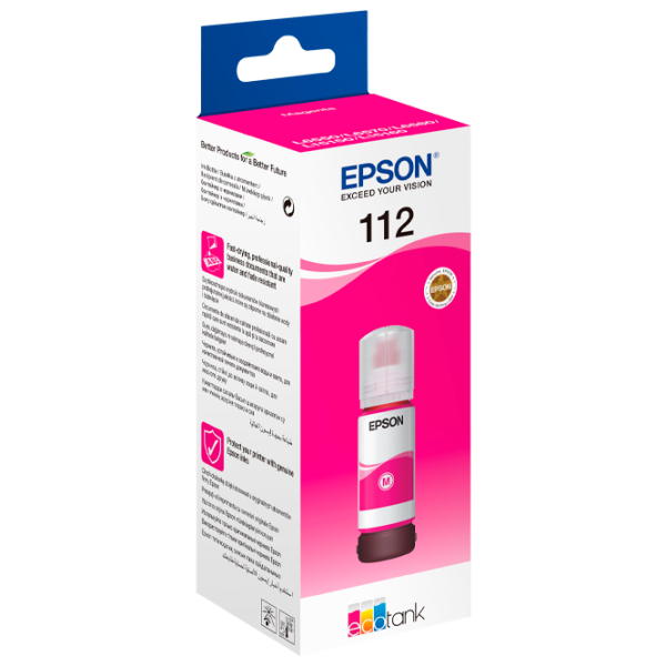 Чернила для принтера Epson 112 Magenta photo 1