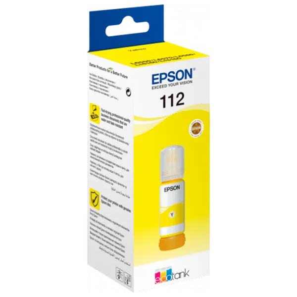 Чернила для принтера Epson 112 Yellow photo 1