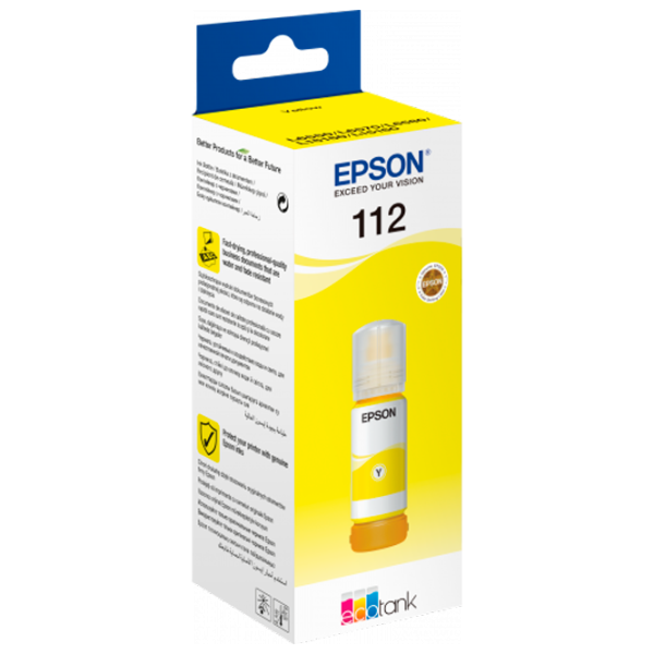 Чернила для принтера Epson 112 Yellow photo 1