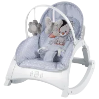 Leagăn pentru bebeluși Lorelli Alex with table (10110121939) 18 kg/ Gray