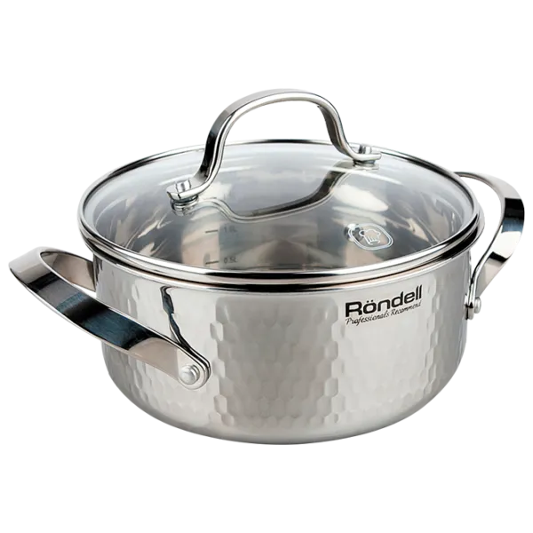Кастрюля Rondell RDS-828 2.5 л Нержавеющая сталь/ Стальной photo 1