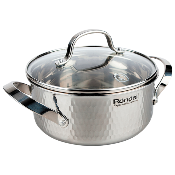 Кастрюля Rondell RDS-828 2.5 л Нержавеющая сталь/ Стальной photo 1