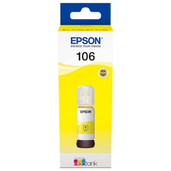 Чернила для принтера Epson 106 Yellow photo 1