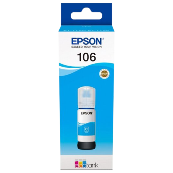 Чернила для принтера Epson 106 Cyan photo 1