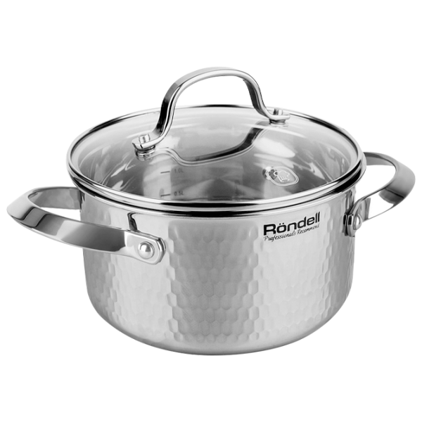 Кастрюля Rondell RDS-1293 2.4 л Нержавеющая сталь/ Стальной photo 1 Кастрюля Rondell RDS-1293 2.4 л Нержавеющая сталь/ Стальной photo 1