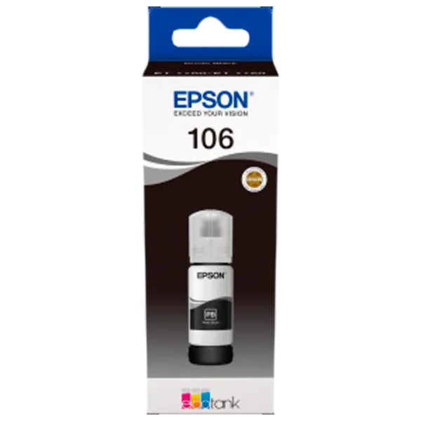 Чернила для принтера Epson 106 Black photo 1