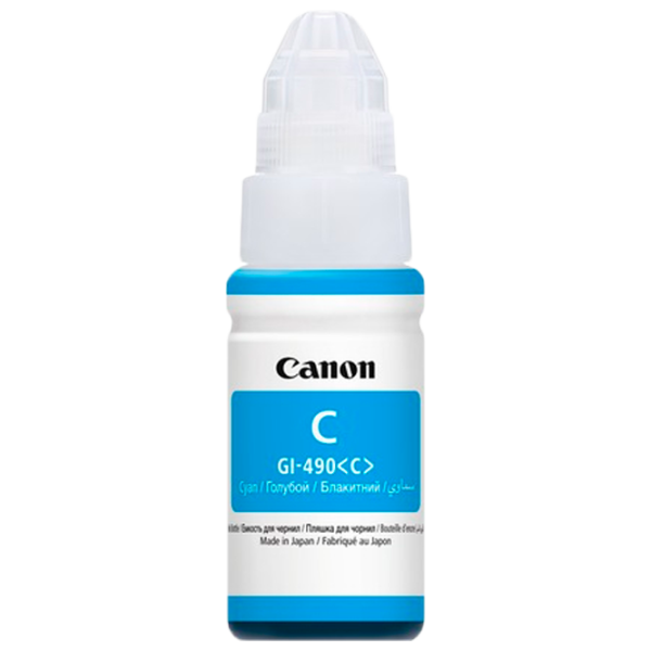 Cerneală pentru imprimantă Canon GI-490 Cyan photo 1