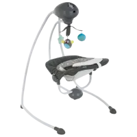 Leagăn pentru bebeluși Glamvers Sputnik (41106) 9 kg/ Gray