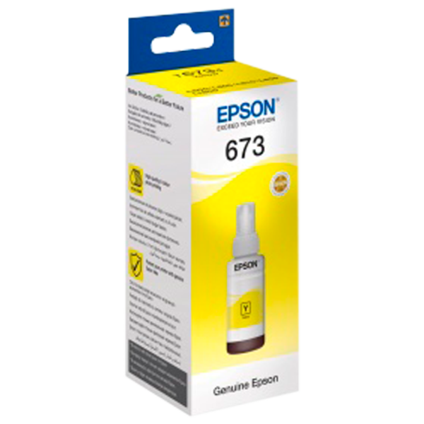 Чернила для принтера Epson 673 Yellow photo 1